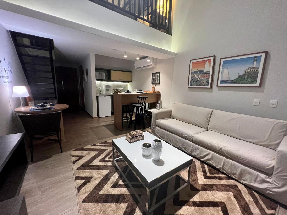 Apartamento Loft Duplex Urbano E Sofisticado, Com Tematica Praiana No Rio Vermelho Сальвадор Экстерьер фото